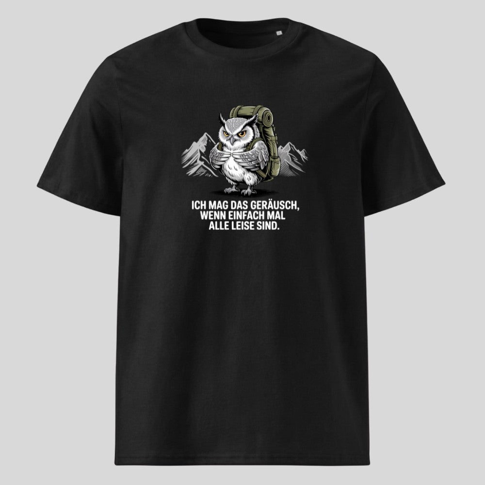 Ich mag das Geräusch Unisex T-Shirt in Schwarz, Kraxelgaudi