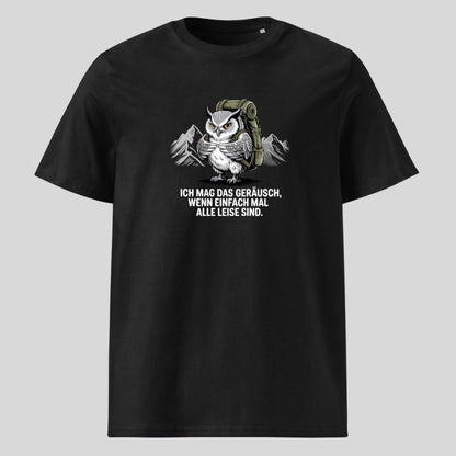 Ich mag das Geräusch Unisex T-Shirt in Schwarz, Kraxelgaudi