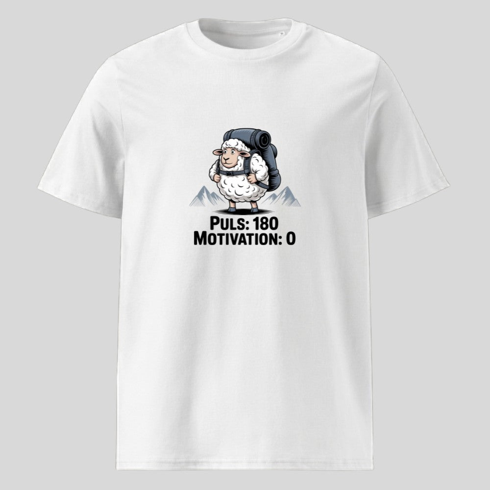 Puls - Motivation Unisex T-Shirt in Weiß, Kraxelgaudi