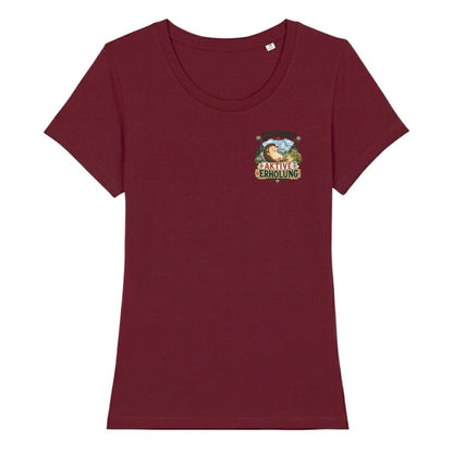 Aktive Erholung Damenshirt mit Brustdruck, Kraxelgaudi