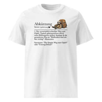 Meine Abkürzung T-Shirt Unisex mit lustigem Spruch, Motivdetail