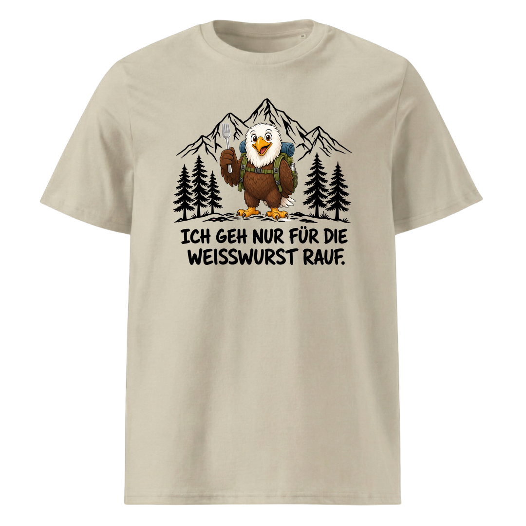 Weisswurst Adler T-Shirt Unisex Beige