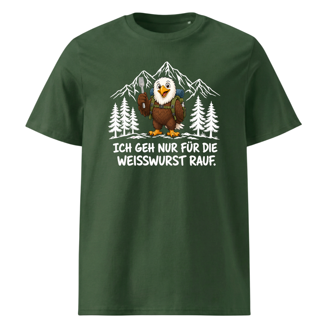 Weisswurst Adler T-Shirt Unisex Grün