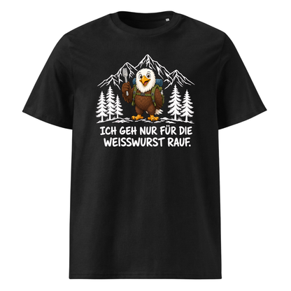 Weisswurst Adler T-Shirt Unisex Schwarz