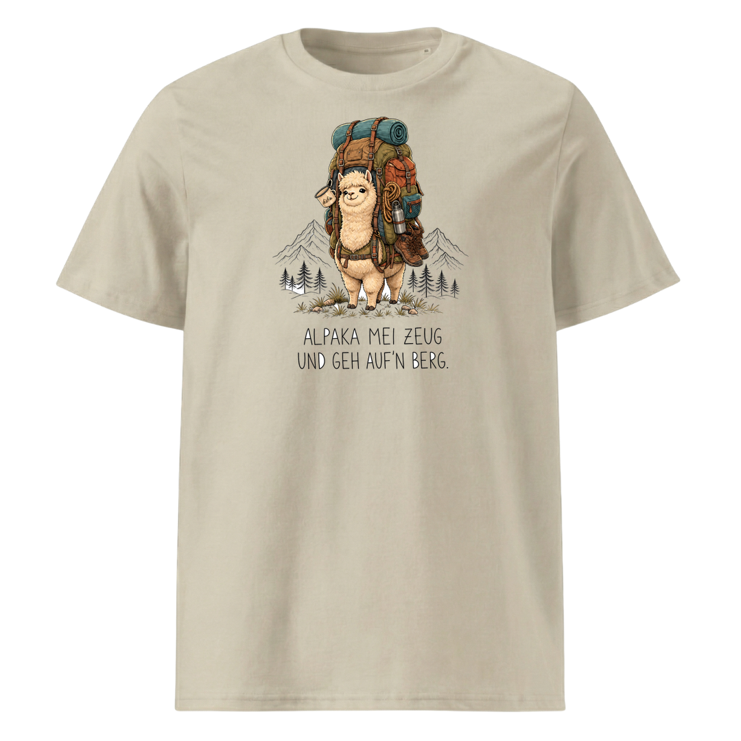Alpaka mei Zeug T-Shirt Unisex Beige