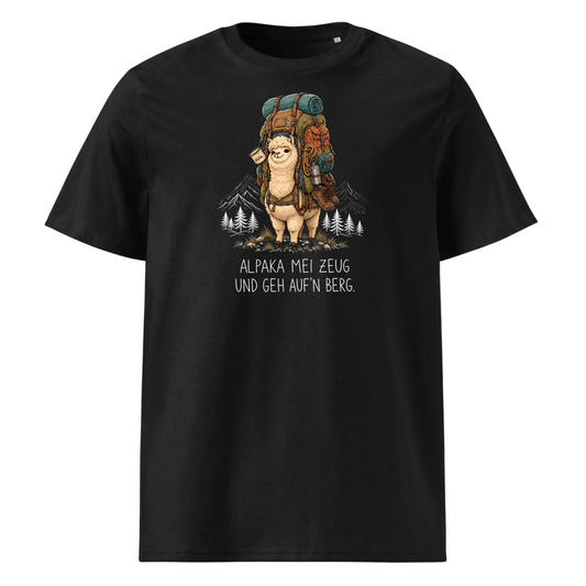 Alpaka mei Zeug T-Shirt Unisex Schwarz