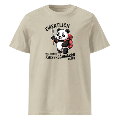 Ich will nur Kaiserschmarrn essen T-Shirt Unisex mit Spruch-Motiv, Farbvariante