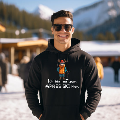 Après Ski Fanatiker Hoodie mit Après-Ski-Spruch, Seitenansicht