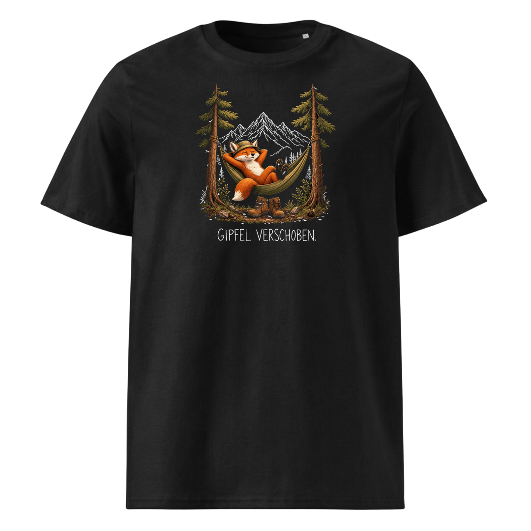 Gipfel verschoben T-Shirt Unisex Schwarz