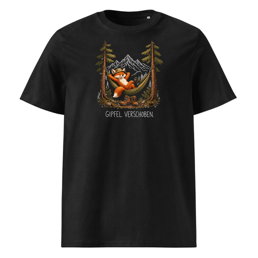 Gipfel verschoben T-Shirt Unisex Schwarz