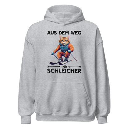 Schleicher Hoodie mit bayrischem Spruch, Produktansicht