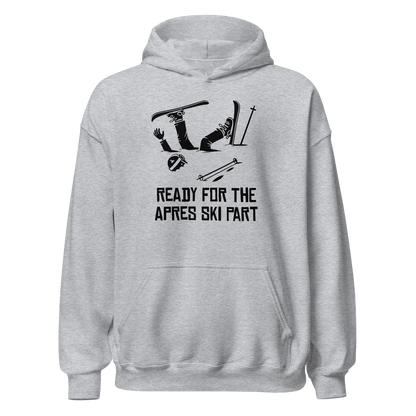 Ready for Apres Ski Hoodie mit Apres-Ski-Spruch, Produktansicht