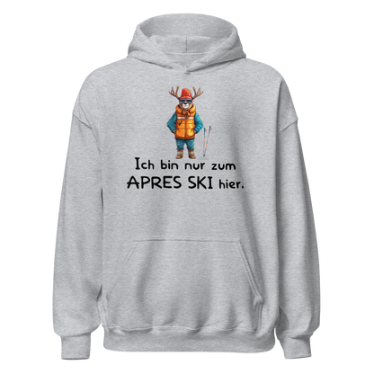 Après Ski Fanatiker Hoodie mit Après-Ski-Spruch, Produktansicht