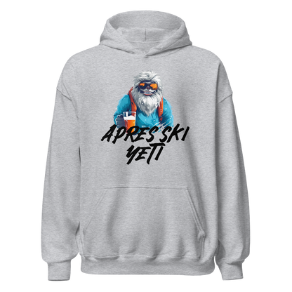 Après Ski Yeti Hoodie mit Yeti-Motiv, Print Nahaufnahme