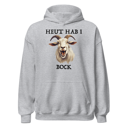 Bock Hoodie mit bayrischem Spruch, Produktansicht