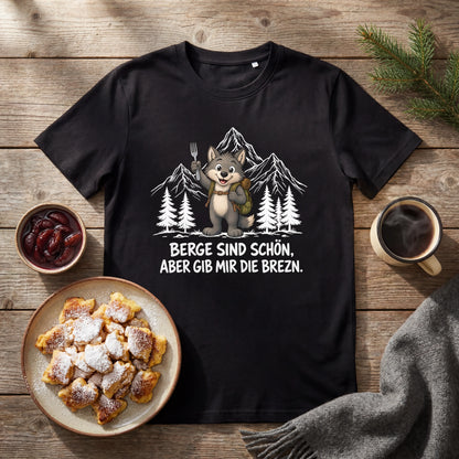Brezn Wolf T-Shirt Unisex Flatlay