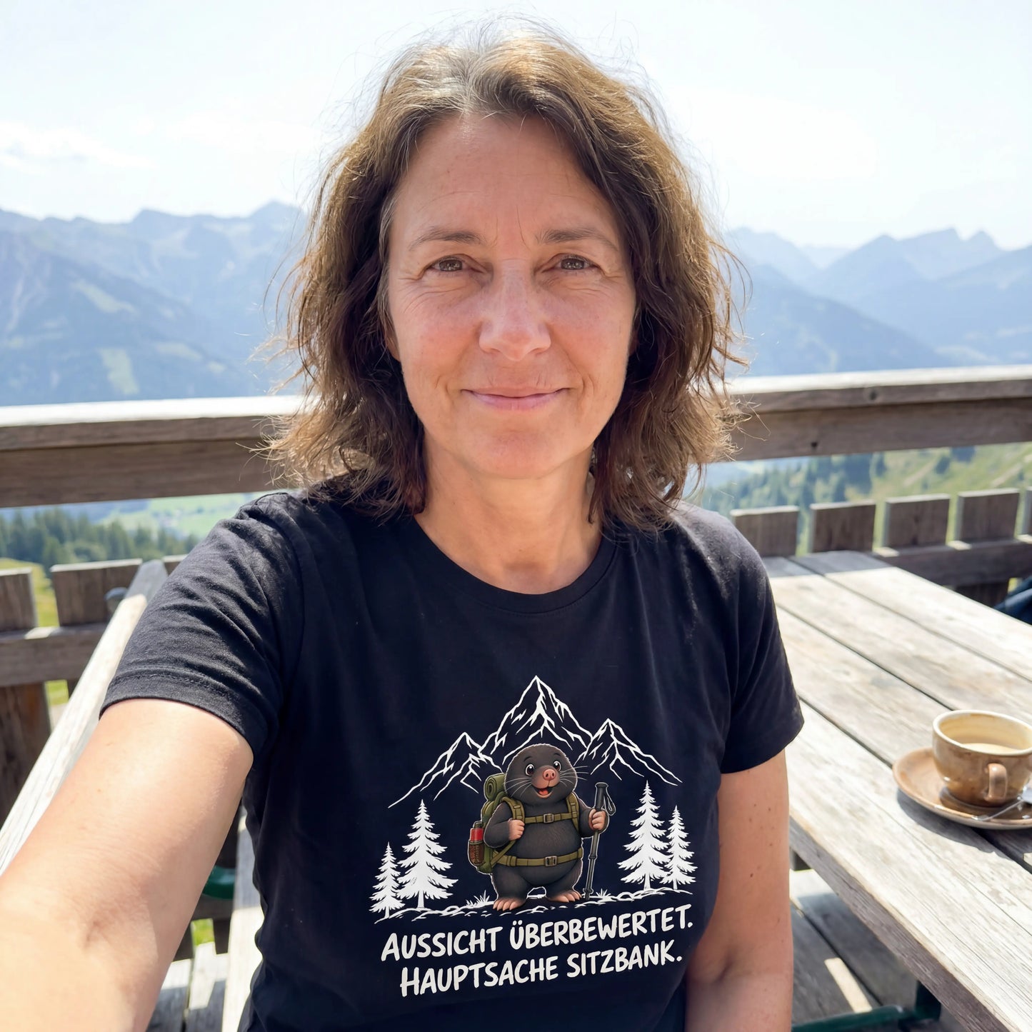 Sitzbank Maulwurf T-Shirt Unisex Lifestyle