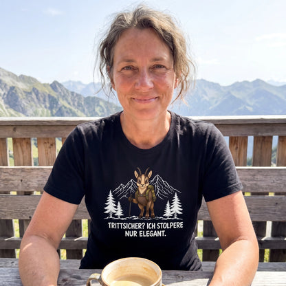 Trittsicher elegant Steinbock T-Shirt Unisex Lifestyle