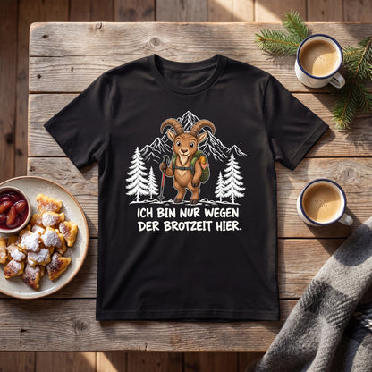Brotzeit Steinbock T-Shirt Unisex Flatlay