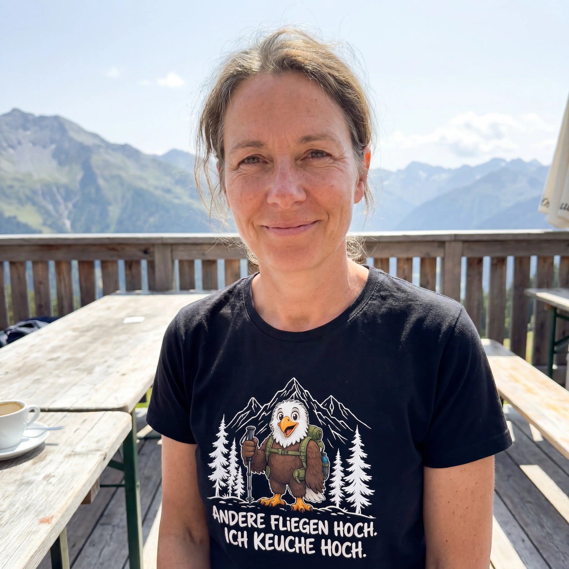Keuche hoch Adler T-Shirt Unisex Lifestyle