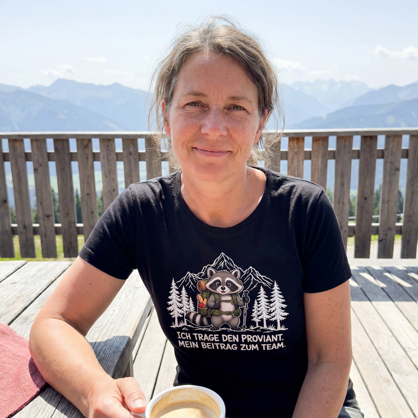 Proviant Waschbär T-Shirt Unisex Lifestyle