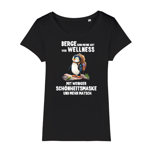 Berg Wellness Frauen Shirt mit Berg-Motiv, Frontansicht
