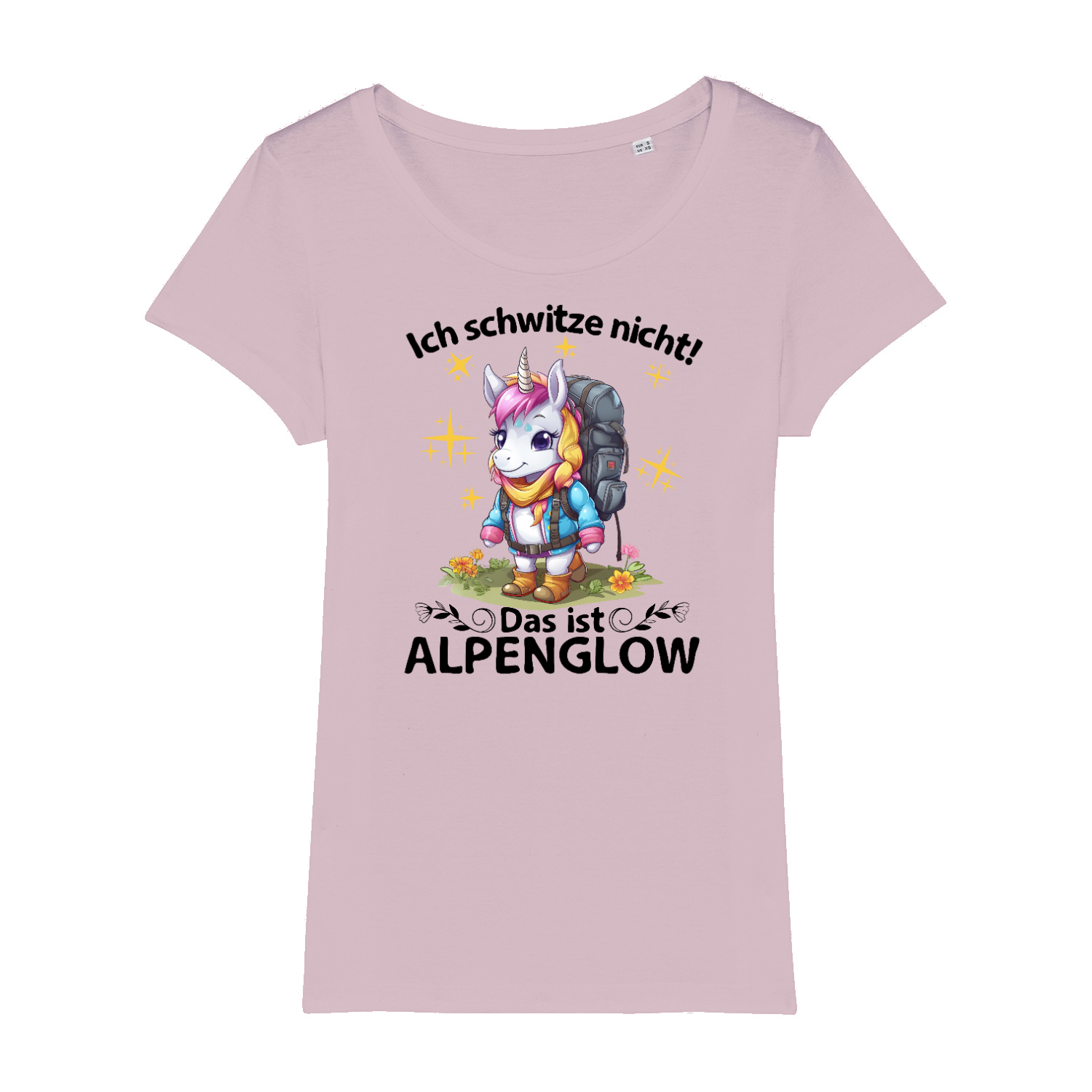 Alpenglow Bio Frauen Shirt mit Bergmotiv, Farbvariante