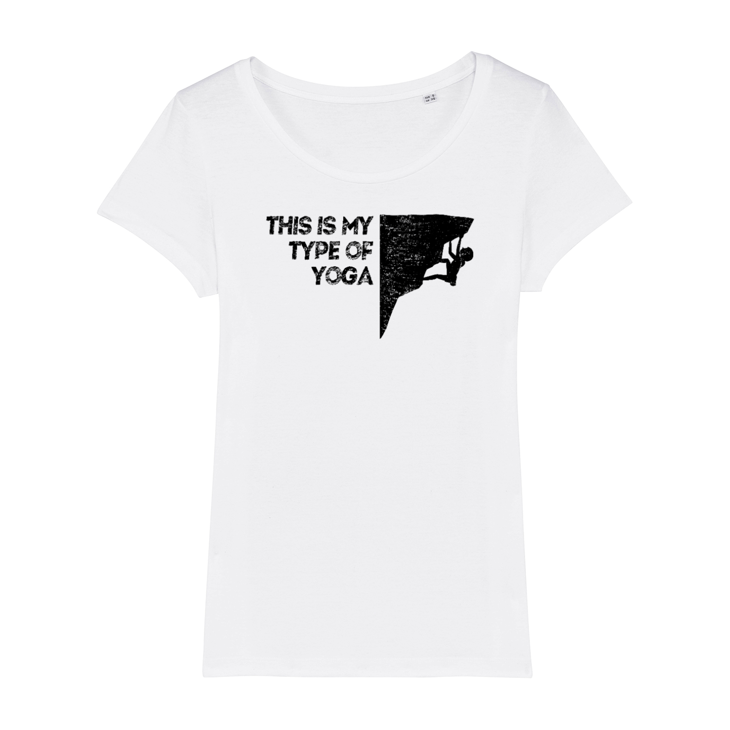 Yoga Bio Frauen Shirt mit Bergmotiv, Farbvariante