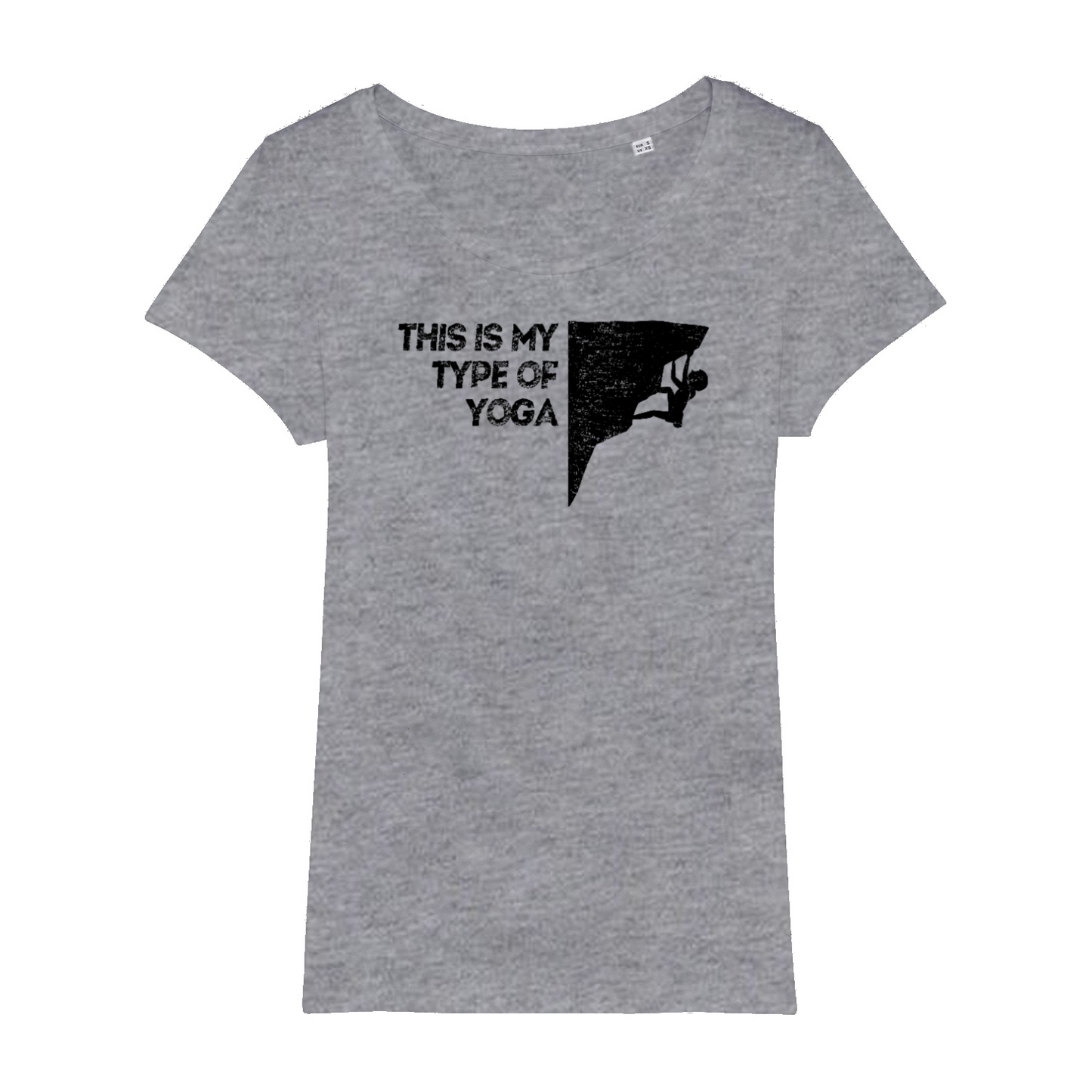 Yoga Bio Frauen Shirt mit Bergmotiv, weitere Ansicht