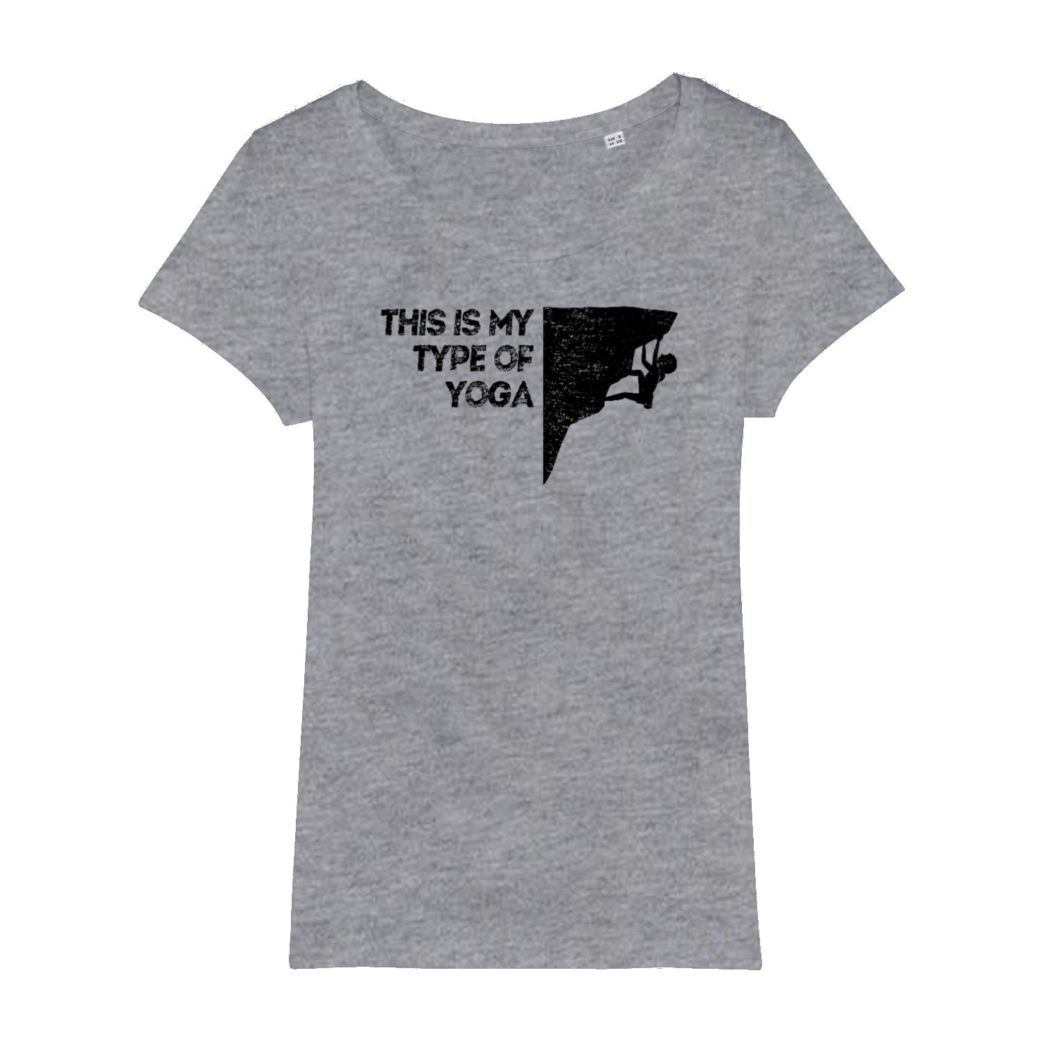 Yoga Bio Frauen Shirt mit Bergmotiv, weitere Ansicht