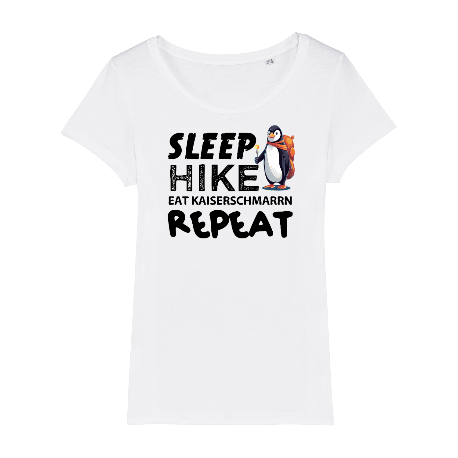 Repeat Bio Frauen Shirt mit Bergmotiv, Farbvariante