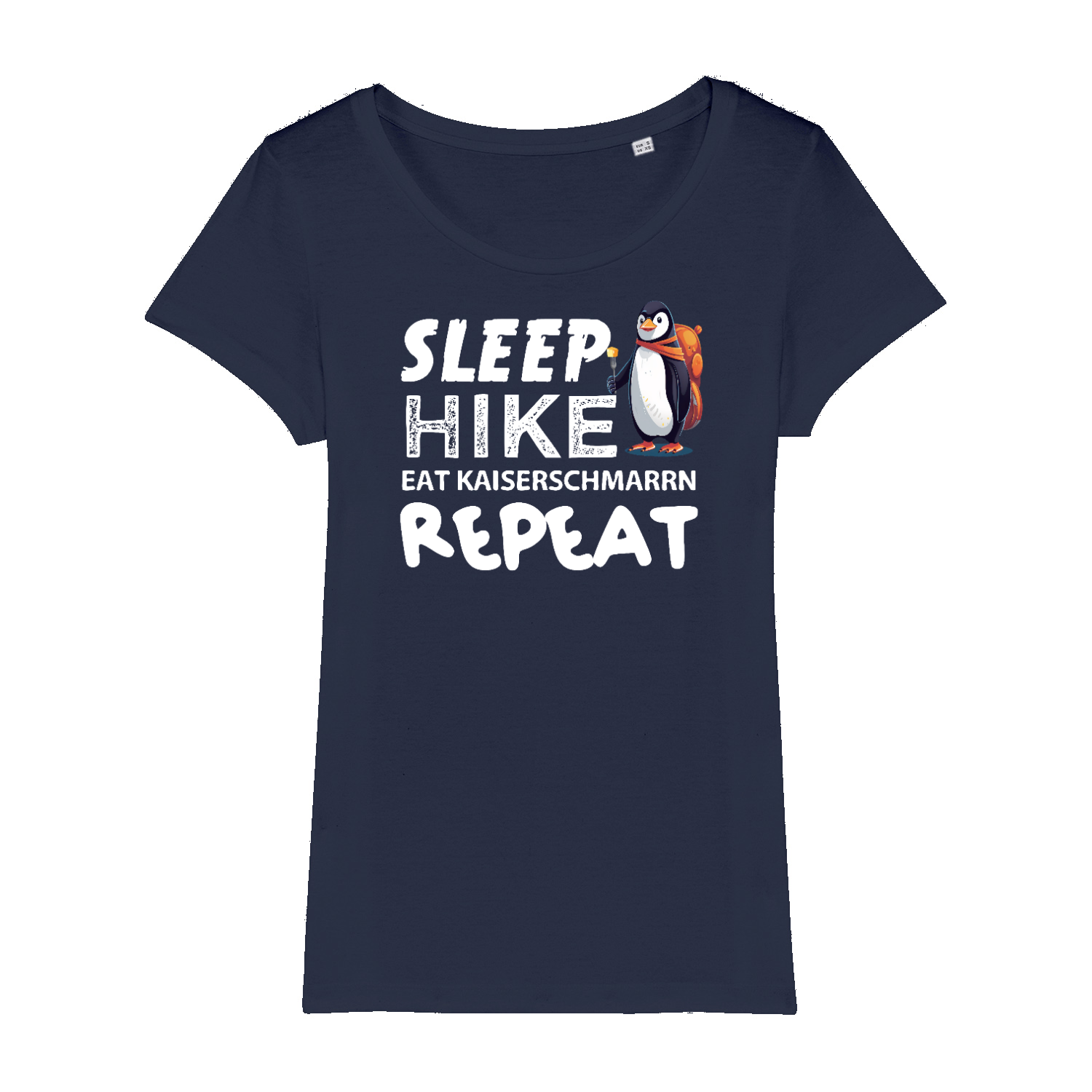 Repeat Bio Frauen Shirt mit Bergmotiv, Detailansicht