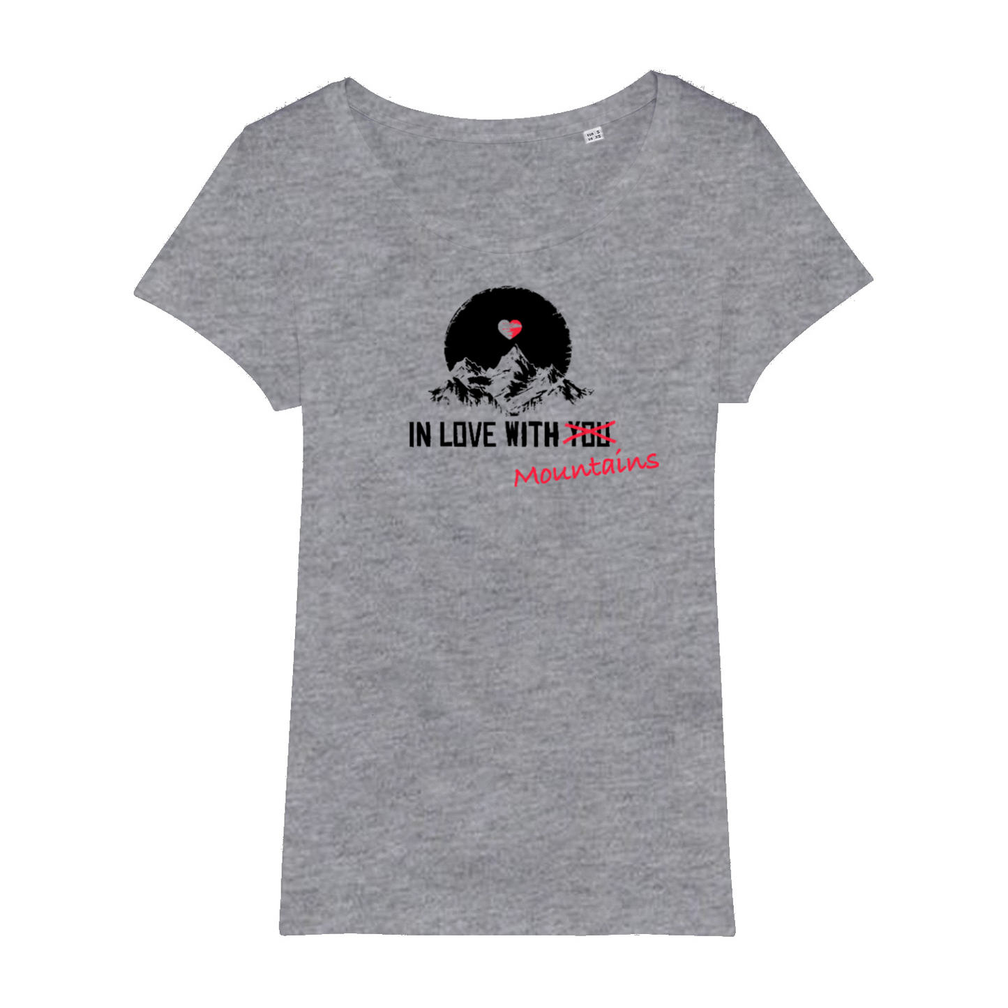 Mountainlove Bio Frauen Shirt mit Bergmotiv, weitere Ansicht