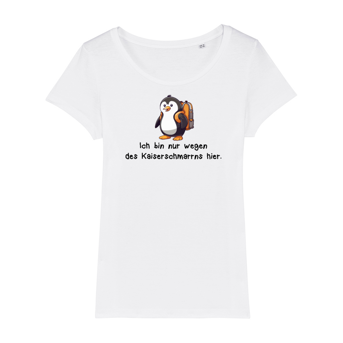 Kaiserschmarrn Fanatiker Frauen Shirt mit Kaiserschmarrn-Spruch, Motivdetail