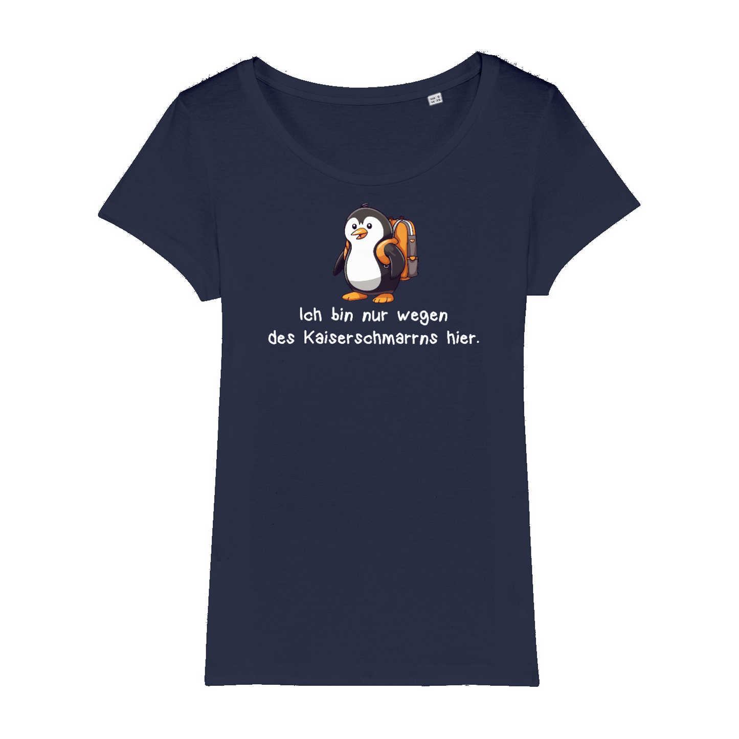Kaiserschmarrn Fanatiker Frauen Shirt mit Kaiserschmarrn-Spruch, Print Nahaufnahme
