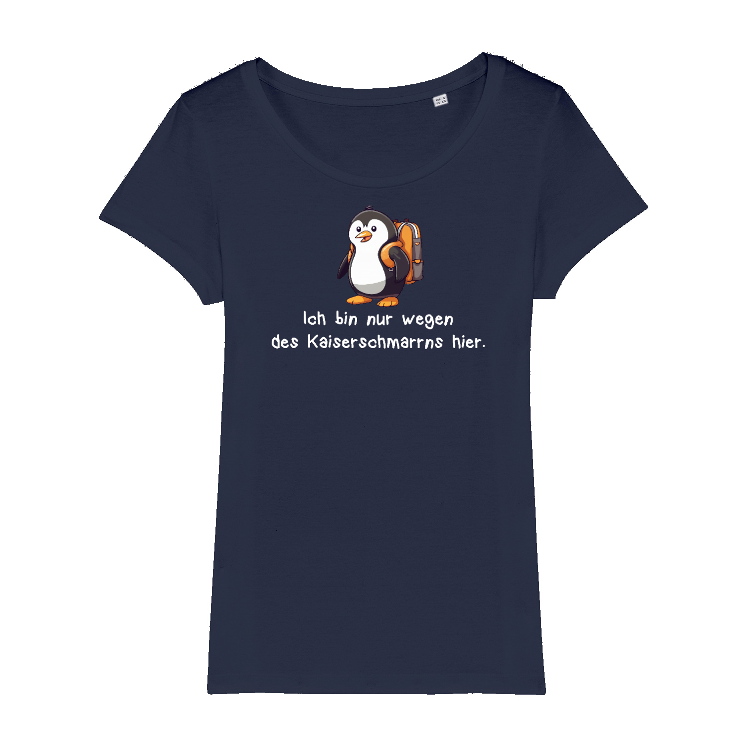 Kaiserschmarrn Fanatiker Frauen Shirt mit Kaiserschmarrn-Spruch, Print Nahaufnahme