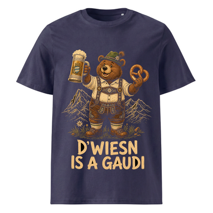 D'Wiesn is a Gaudi T-Shirt Unisex Navy