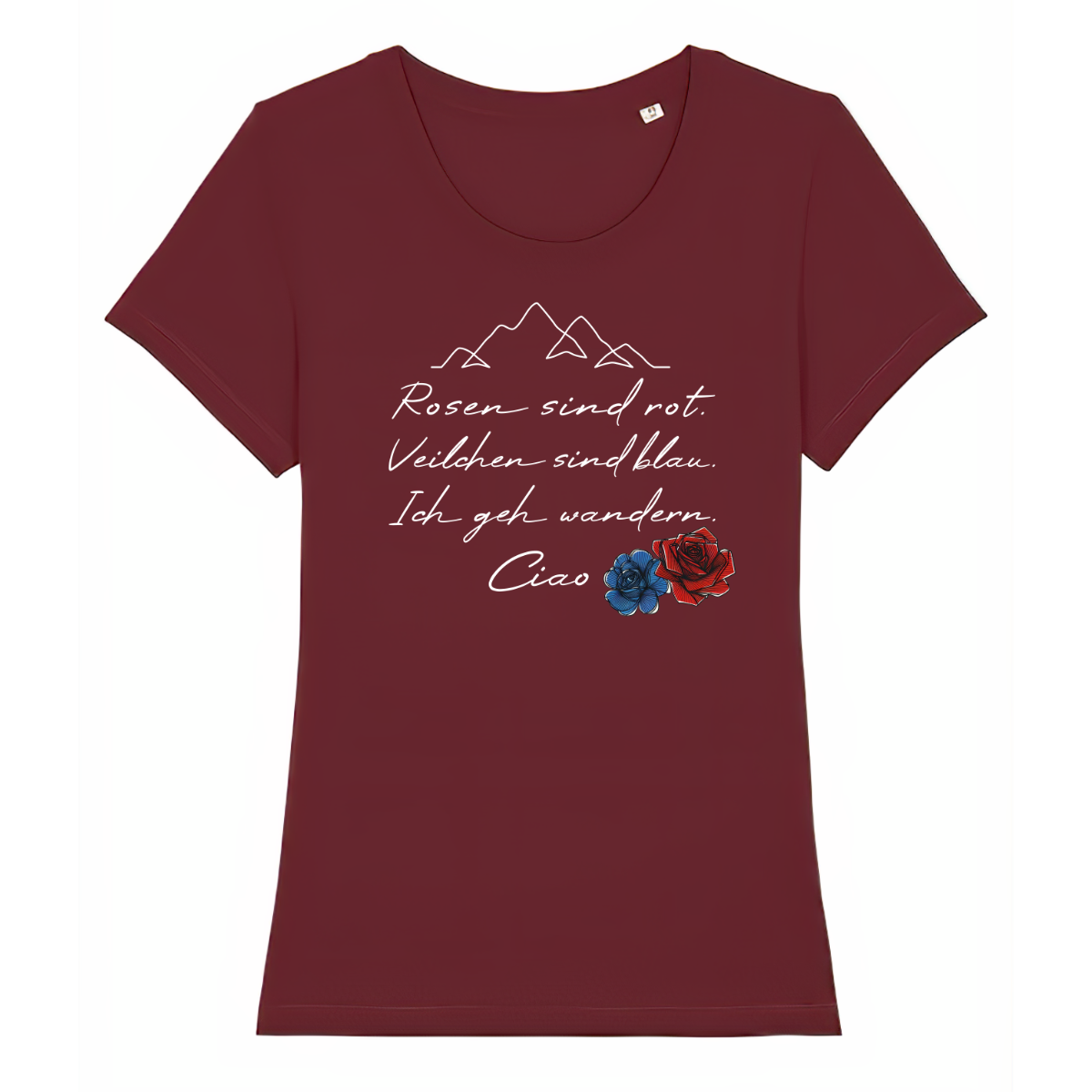 Ciao Frauen Shirt mit Schriftzug, Print Nahaufnahme