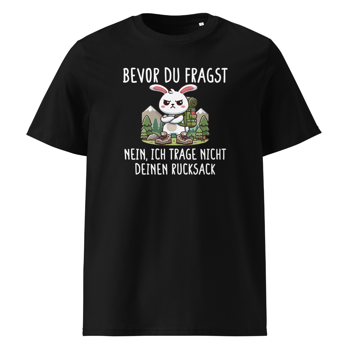Schlepper T-Shirt mit Wanderspruch, Frontansicht
