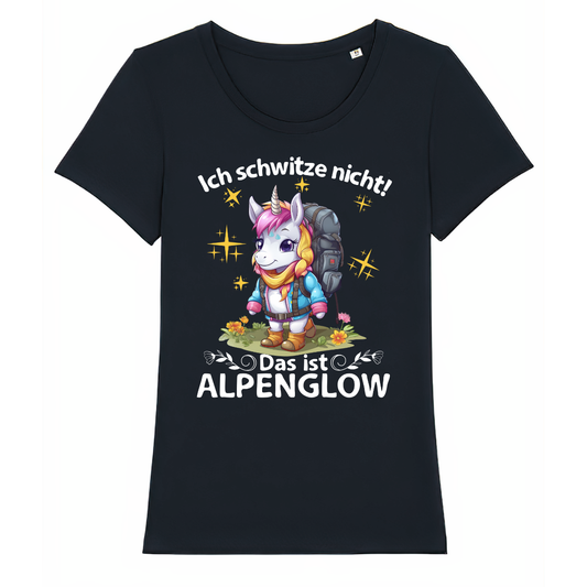 Alpenglow Frauen Shirt mit Bergmotiv, Frontansicht