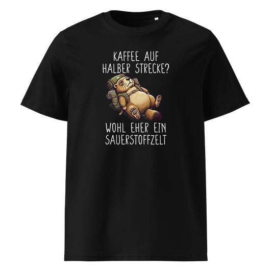 Kaffee T-Shirt mit Kaffeespruch, Frontansicht