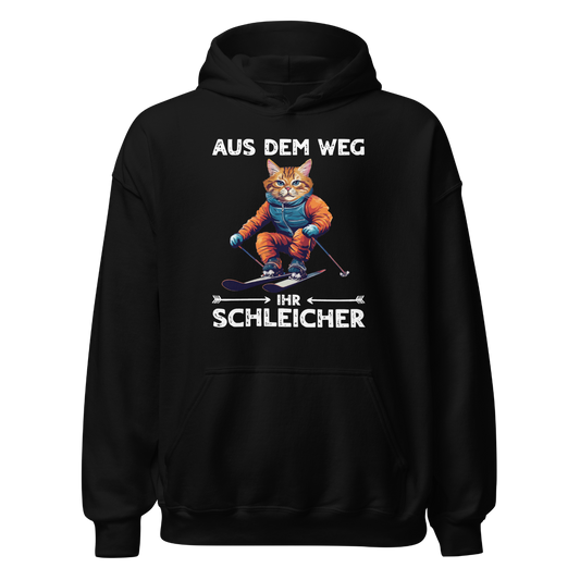 Schleicher Hoodie mit bayrischem Spruch, Frontansicht