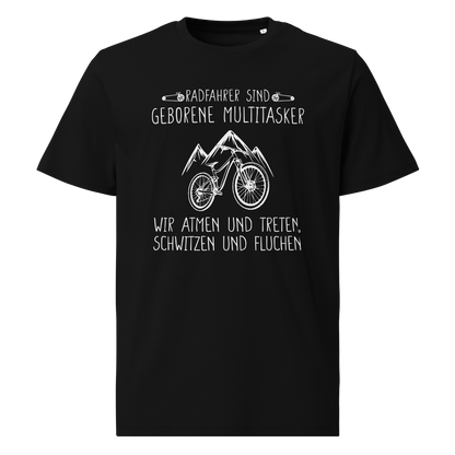 Multitasker T-Shirt mit Wander-Spruch, Frontansicht