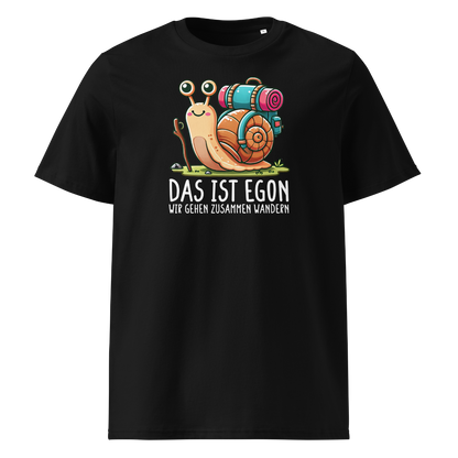 EGON T-Shirt Unisex mit Schnecke Egon, Frontansicht