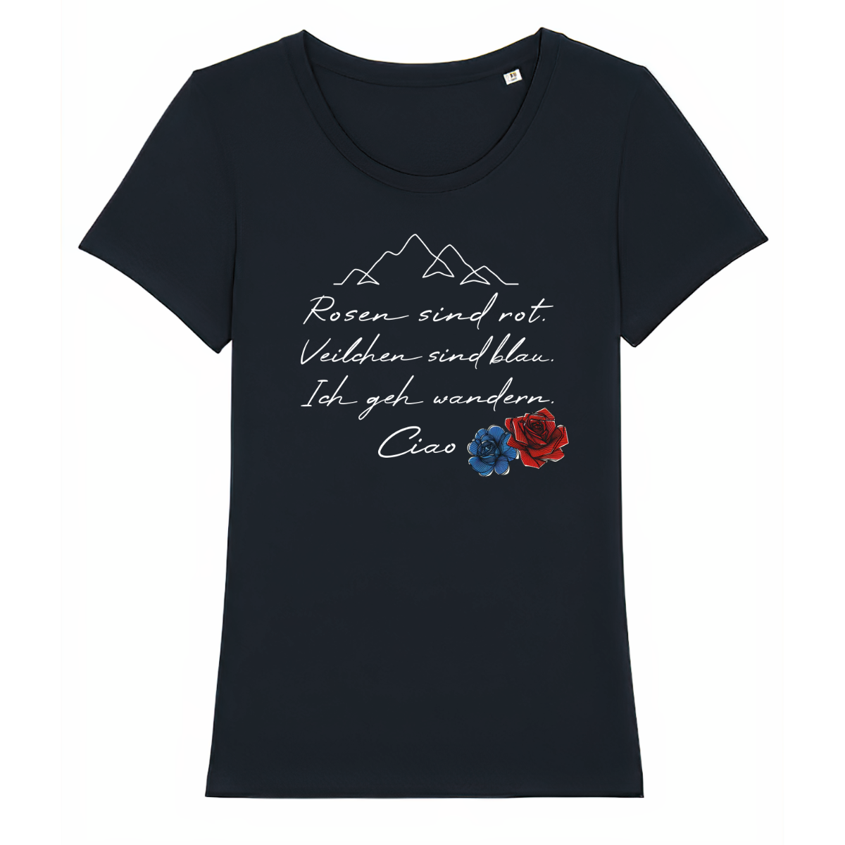 Ciao Frauen Shirt mit Schriftzug, Frontansicht