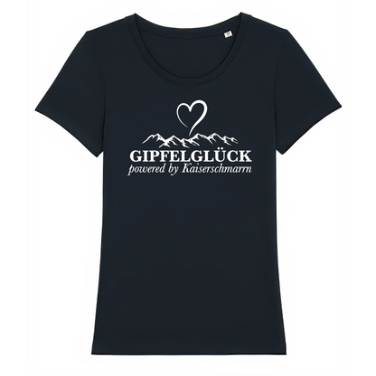 Gipfelglück Frauen Shirt mit Bergmotiv, Frontansicht