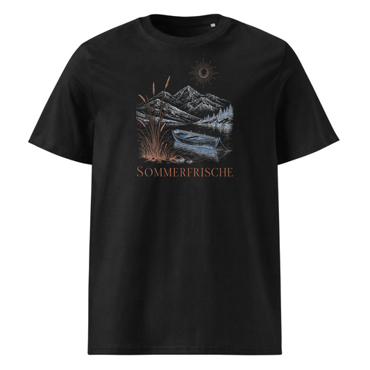 Sommerfrische T-Shirt Unisex Schwarz