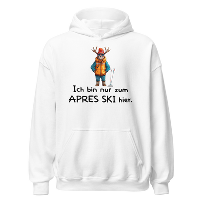 Après Ski Fanatiker Hoodie mit Après-Ski-Spruch, Motivdetail