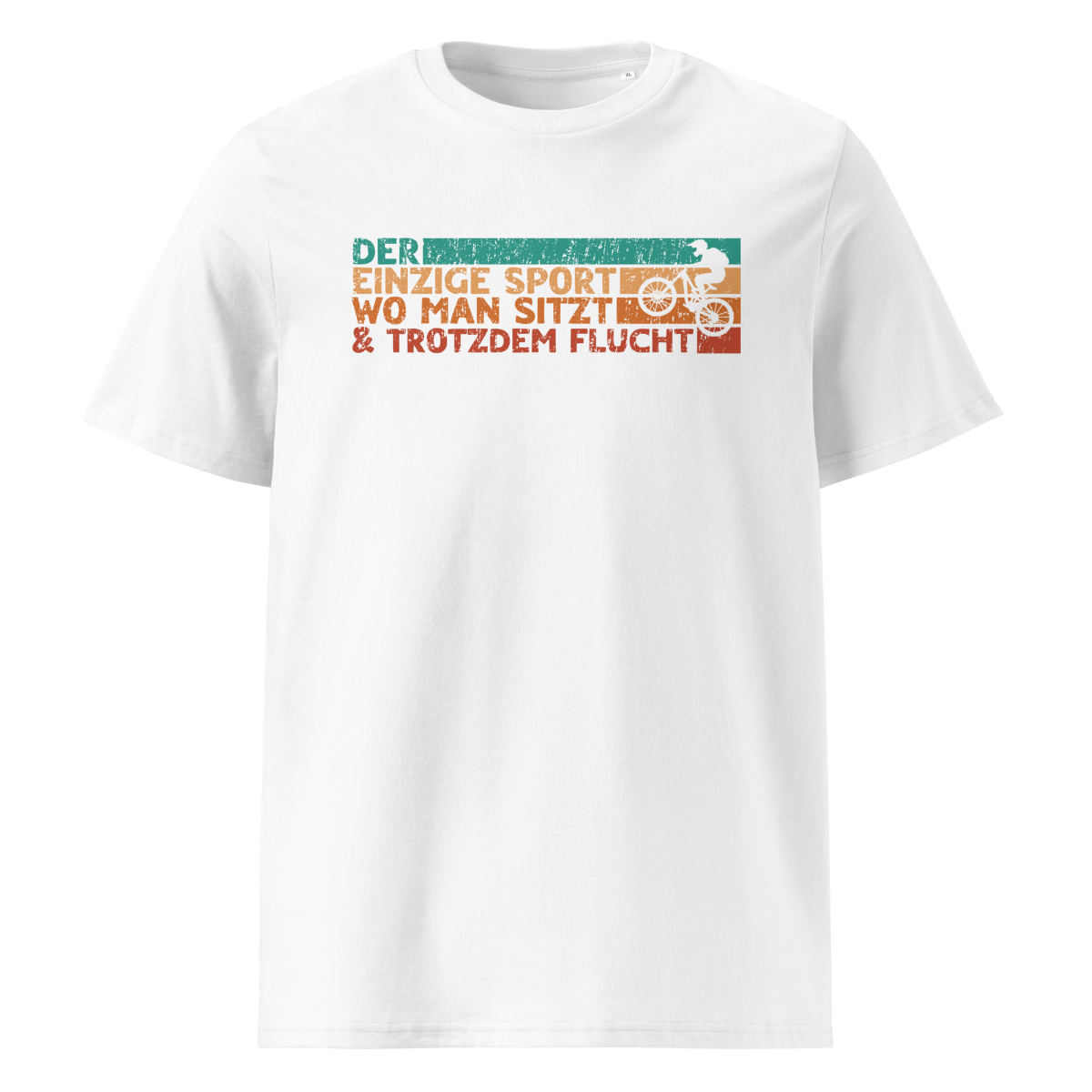 Bikelove T-Shirt Unisex mit Mountainbike Motiv, Motivdetail