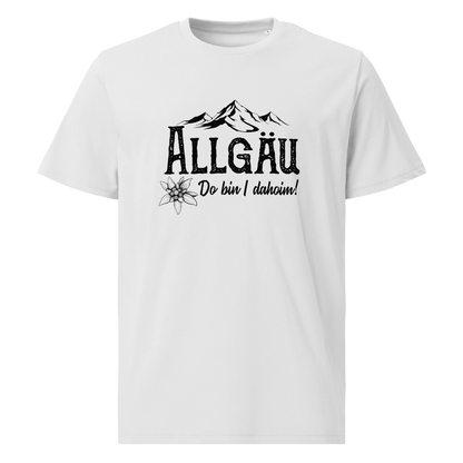 Dahoim T-Shirt mit Berg-Spruch, Motivdetail